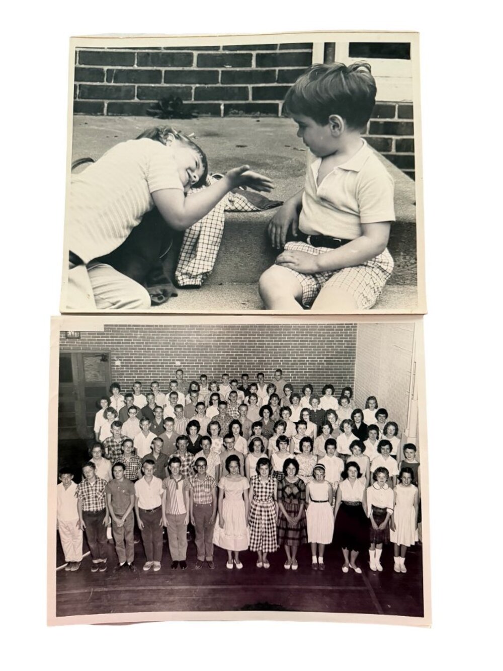 Vintage 1960s School Group Photographs Named Students Black White Photo Lot 2